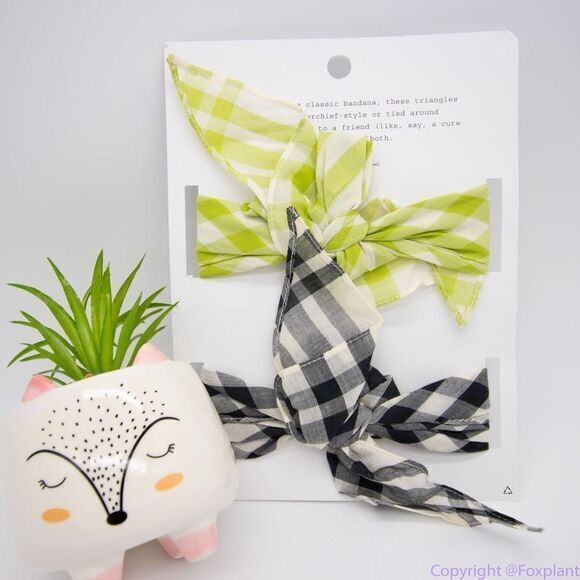 ‎NEW Madewell Two-Pack Triangle Bandanas - Picture 2 of 13